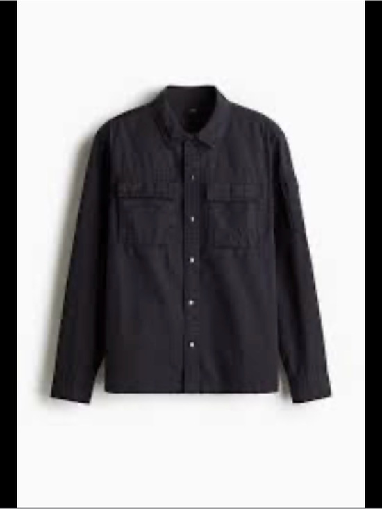 Divided Other - Divided Black Lightweight Utility Shirt Jacket